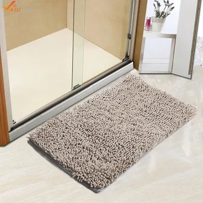 Washable Bath Mat Non-Slip Microfiber Rug