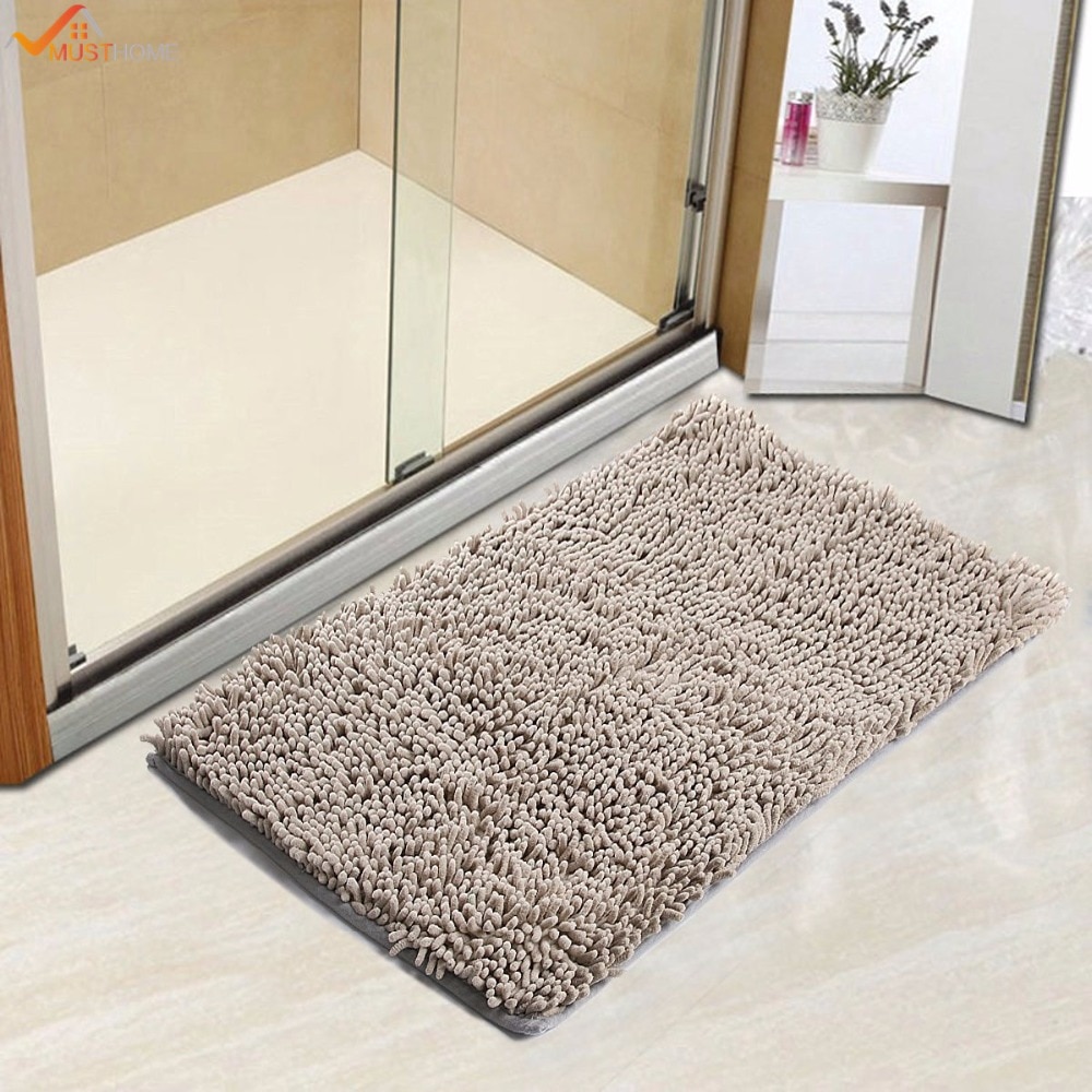 Washable Bath Mat Non-Slip Microfiber Rug Washable Bath Mat Non-Slip Microfiber Rug