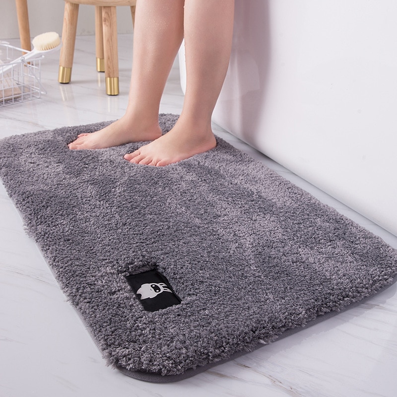Washable Bathroom Rug Absorbent Mat Washable Bathroom Rug Absorbent Mat