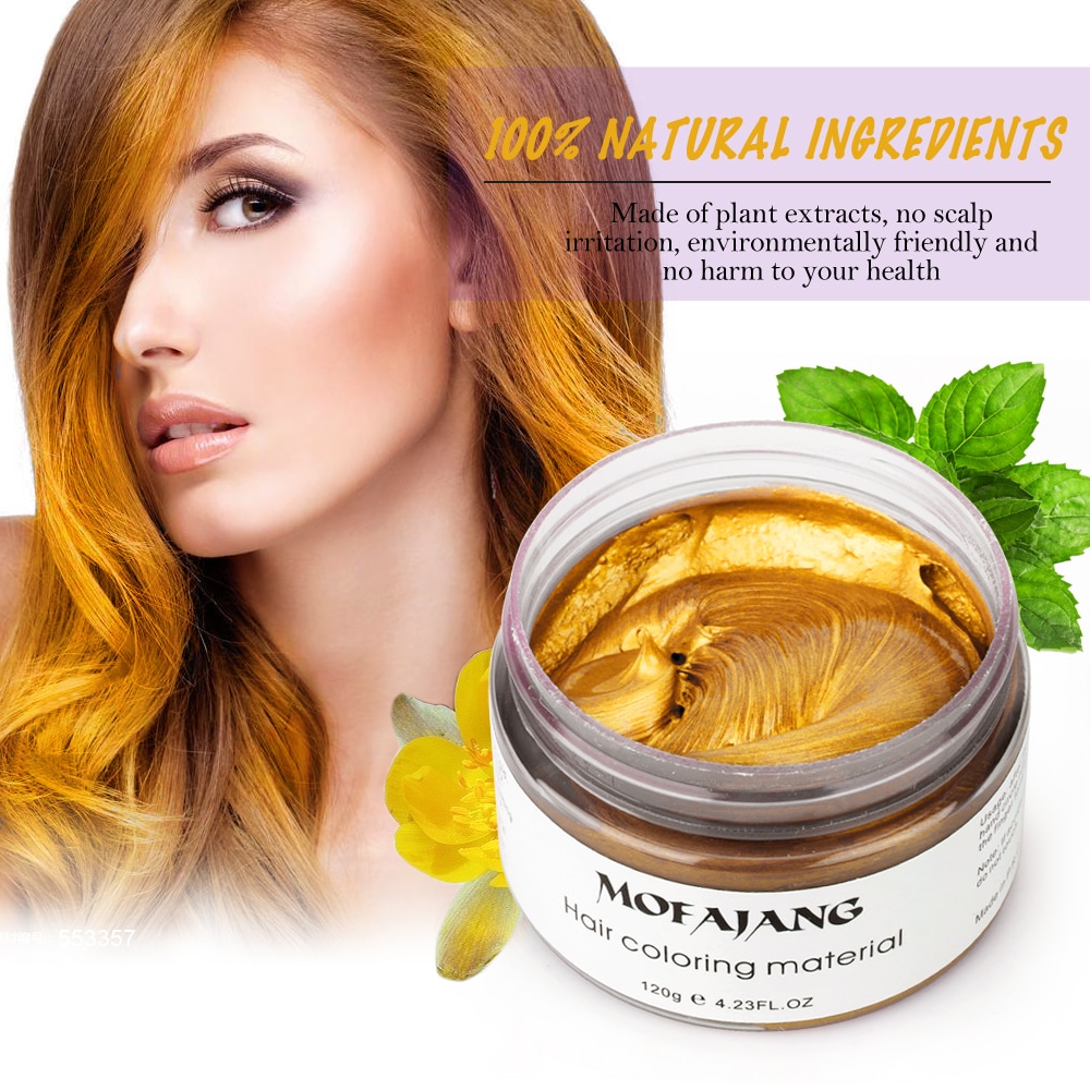 Washable Hair Dye Wax Color Pomade Washable Hair Dye Wax Color Pomade