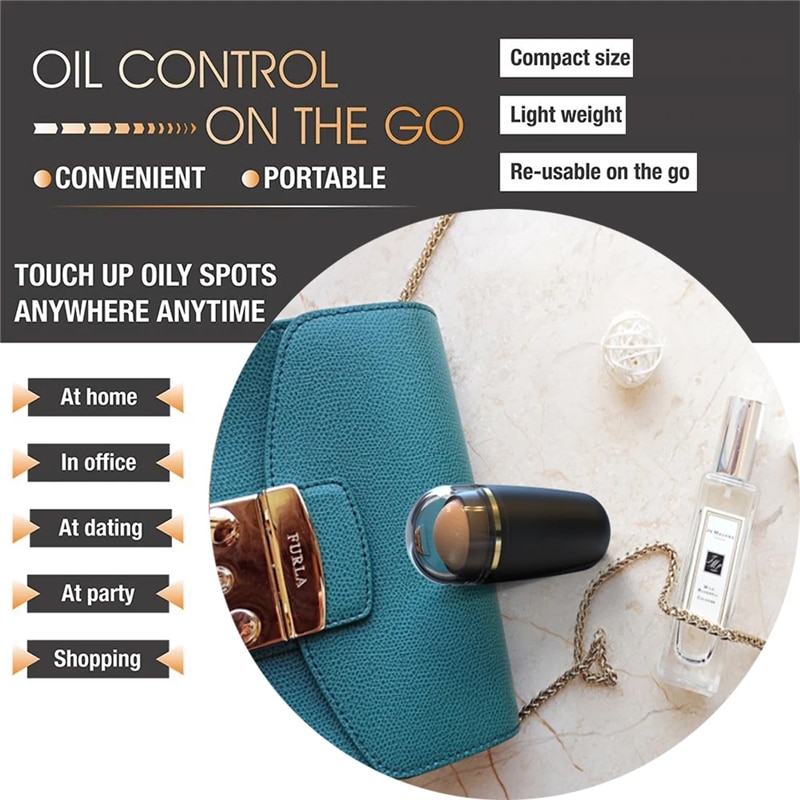 Washable Oil Absorbing Volcanic Face Roller