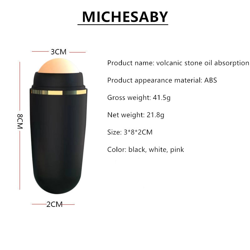 Washable Oil Absorbing Volcanic Face Roller