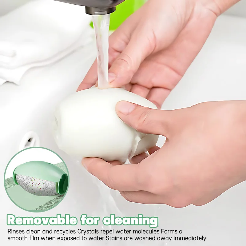Washable Sticky Hair Roller Portable Pet Hair Remover Cleaning Hair Plush Sticky Roller Ball Dust Food Debris Removal