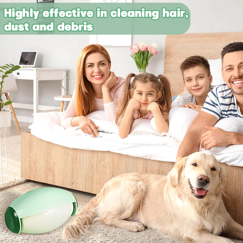 Washable Sticky Hair Roller Portable Pet Hair Remover Cleaning Hair Plush Sticky Roller Ball Dust Food Debris Removal
