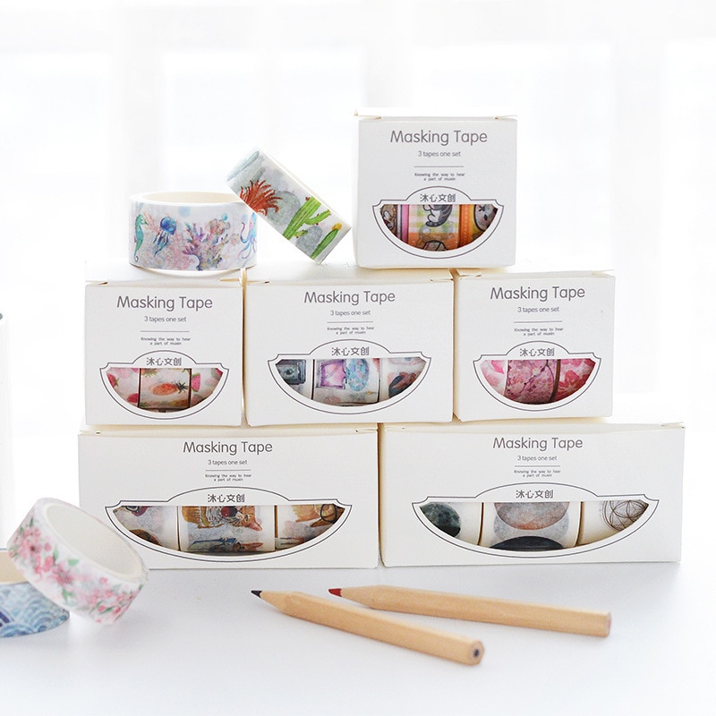 Washi Tape 3 Pieces/Set Washi Tape 3 Pieces/Set