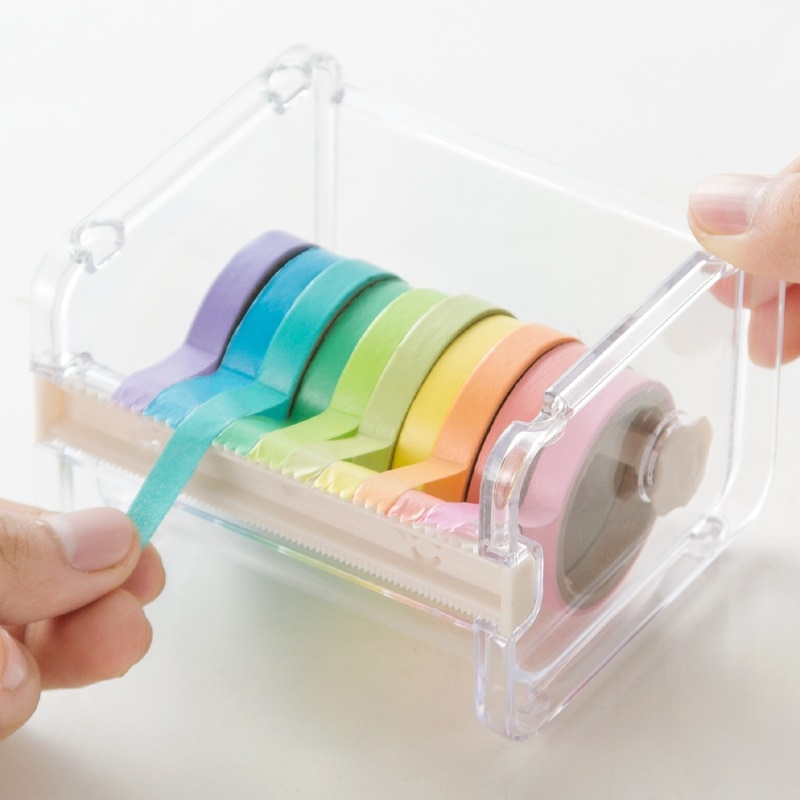 Washi Tape Cutter Transparent Dispenser Washi Tape Cutter Transparent Dispenser