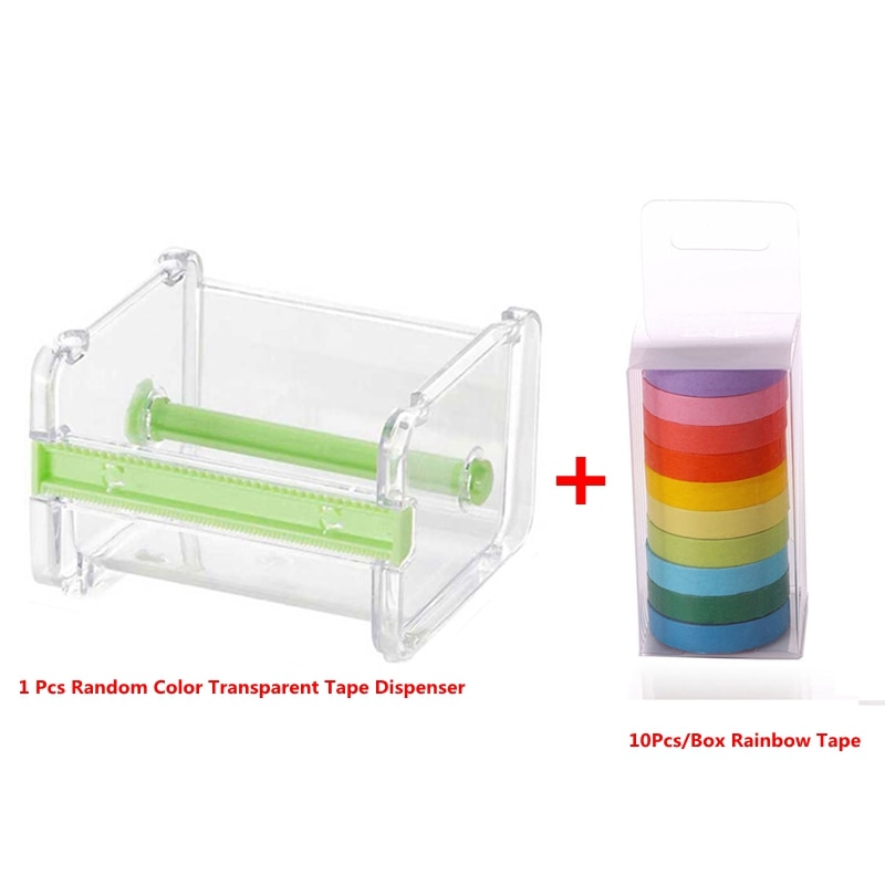 Washi Tape Dispenser with Tapes (10pcs) Washi Tape Dispenser with Tapes (10pcs)