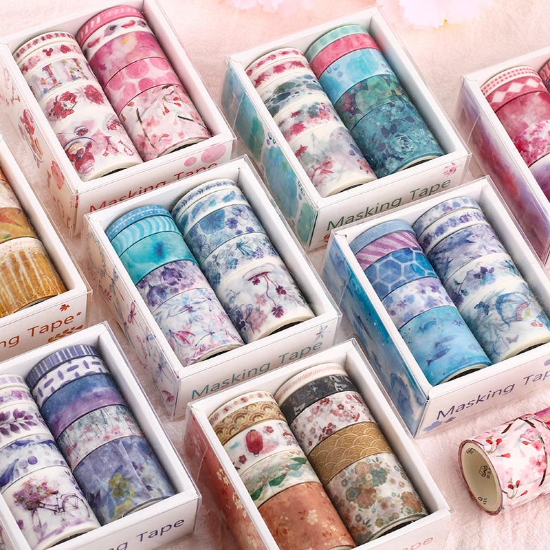 Washi Tape Set DIY Supplies (10pcs)