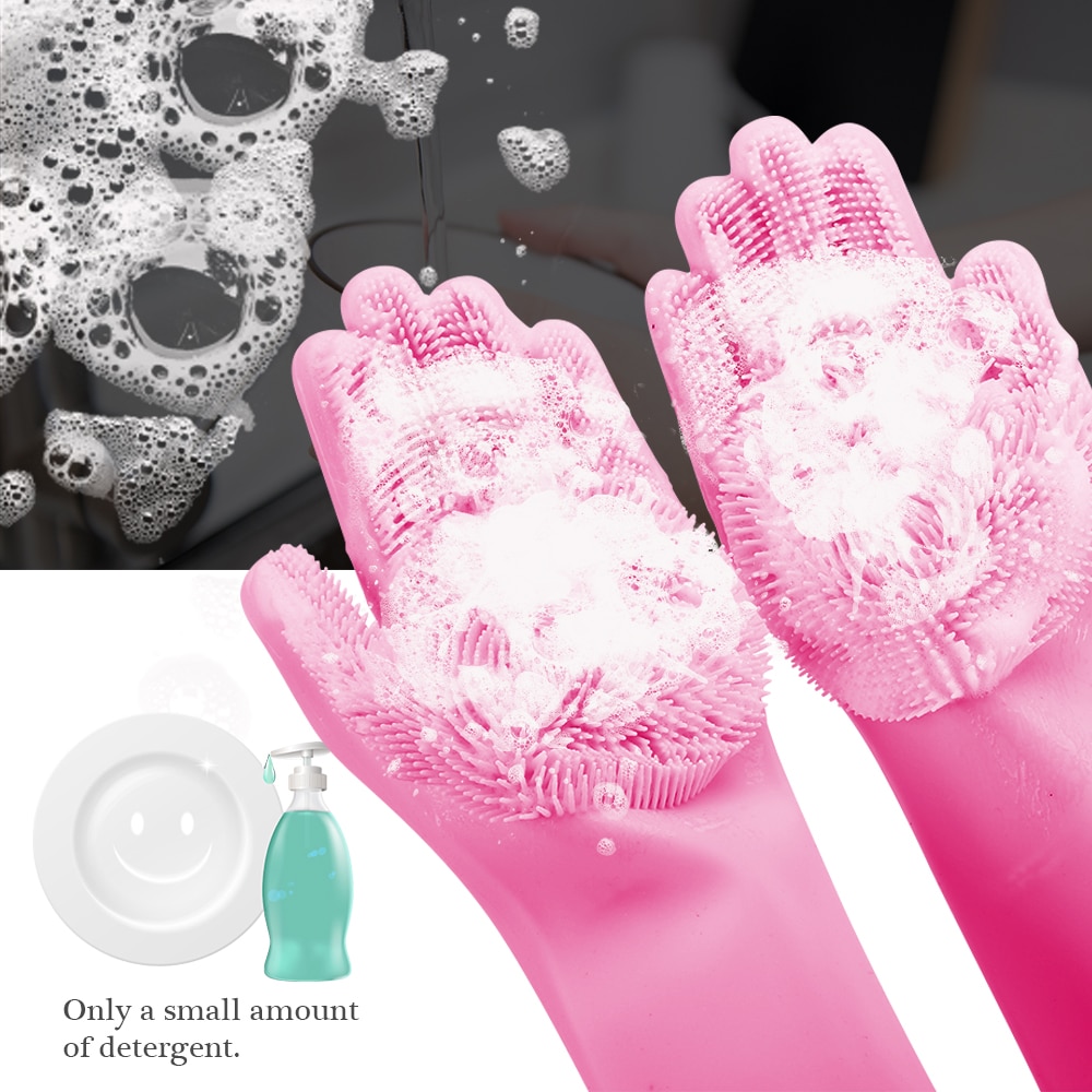 Washing Gloves Silicone Household Gloves Washing Gloves Silicone Household Gloves
