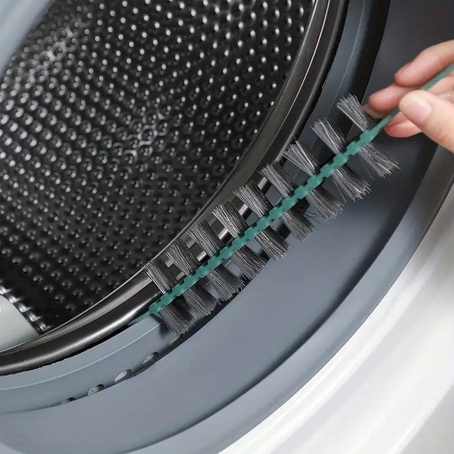 Washing Machine Cleaning Brush Radiator Dust Brush Air Warmer Cleaning Brush Dryer Pipe Brush Nylon Hair Brush Cleaning