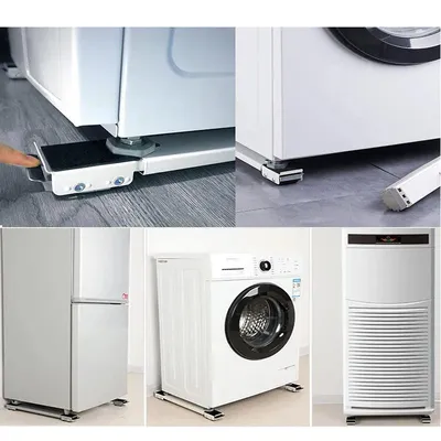 Washing Machine Stand Movable Refrigerator Raised Base Mobile Roller Bracket Wheel Bathroom Kitchen Accessories Home Washing Machine Stand Movable Refrigerator Raised Base Mobile Roller Bracket Wheel Bathroom Kitchen Accessories Home