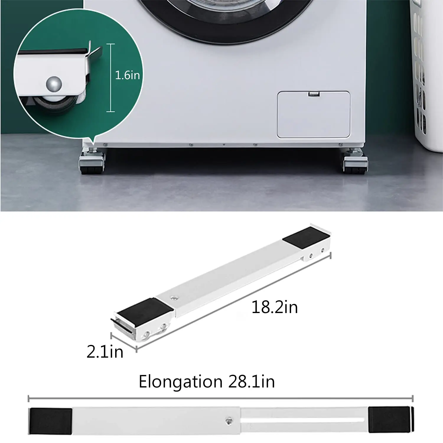 Washing Machine Stand Movable Refrigerator Raised Base Mobile Roller Bracket Wheel Bathroom Kitchen Accessories Home Washing Machine Stand Movable Refrigerator Raised Base Mobile Roller Bracket Wheel Bathroom Kitchen Accessories Home