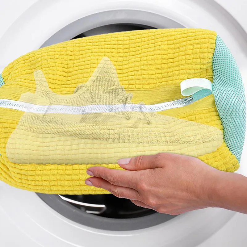 Washing Shoes Bag Cotton Laundry Net Fluffy fibers Easily remove dirt Washing Bags Anti-deformation Shoes Clothes Washing Shoes Bag Cotton Laundry Net Fluffy fibers Easily remove dirt Washing Bags Anti-deformation Shoes Clothes