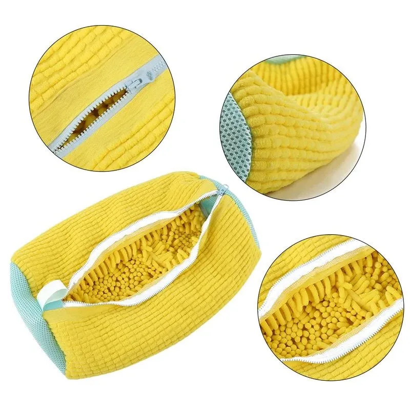 Washing Shoes Bag Cotton Laundry Net Fluffy fibers Easily remove dirt Washing Bags Anti-deformation Shoes Clothes Washing Shoes Bag Cotton Laundry Net Fluffy fibers Easily remove dirt Washing Bags Anti-deformation Shoes Clothes