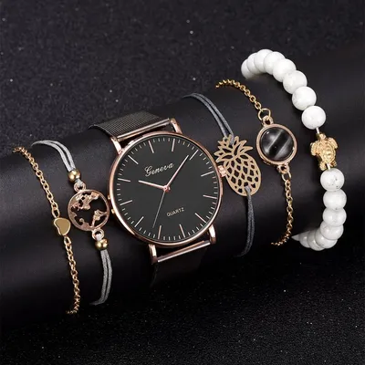 Watch and Bracelet Set for Women
