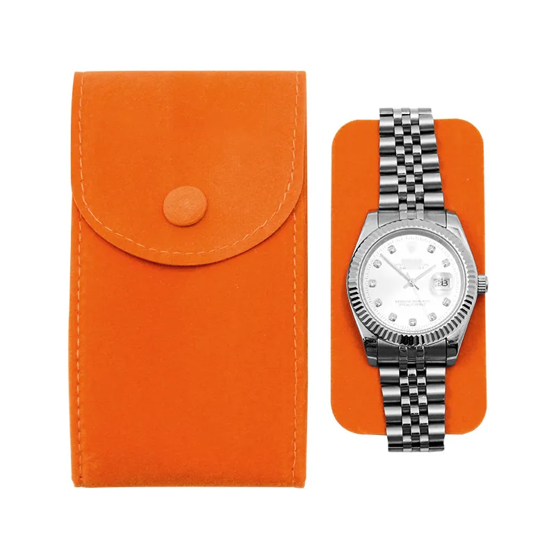 Watch Bag Organizer Watch Accessories Anti-Dust Gift Bag Flannelette And Leather Bags Travel Watch Storage Gift Bags
