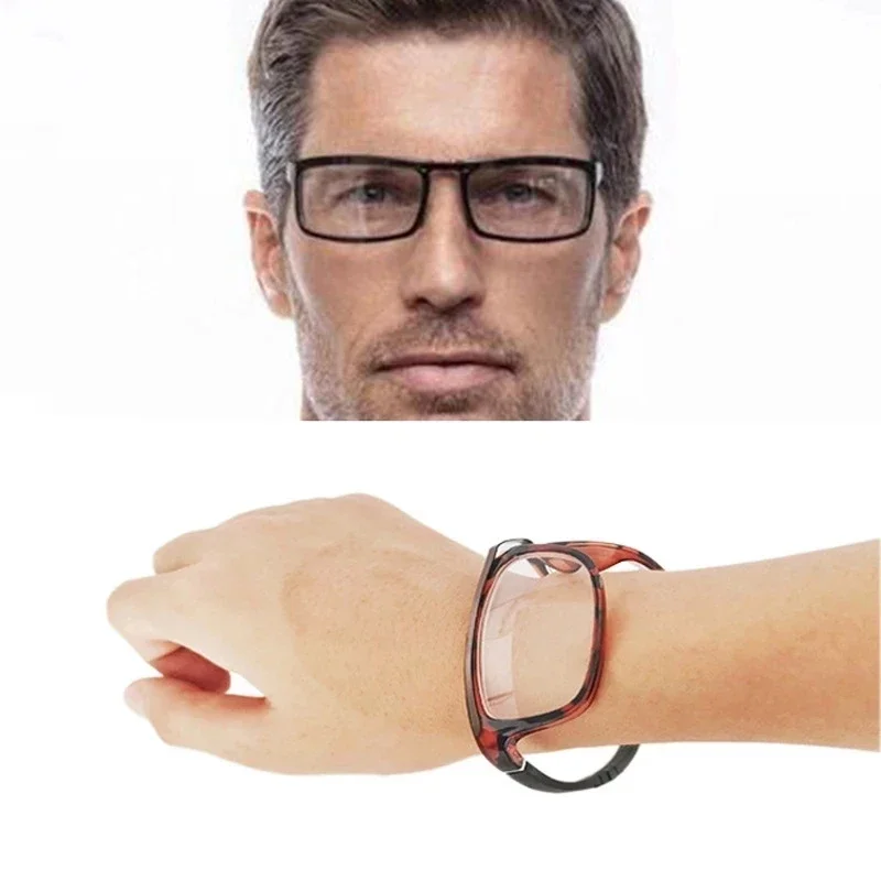 Watch Spectacles Foldable TR90 Reading Glasses Men New Fashion Portable Presbyopia Eyeglasses Easy to Carry Watch Spectacles Foldable TR90 Reading Glasses Men New Fashion Portable Presbyopia Eyeglasses Easy to Carry