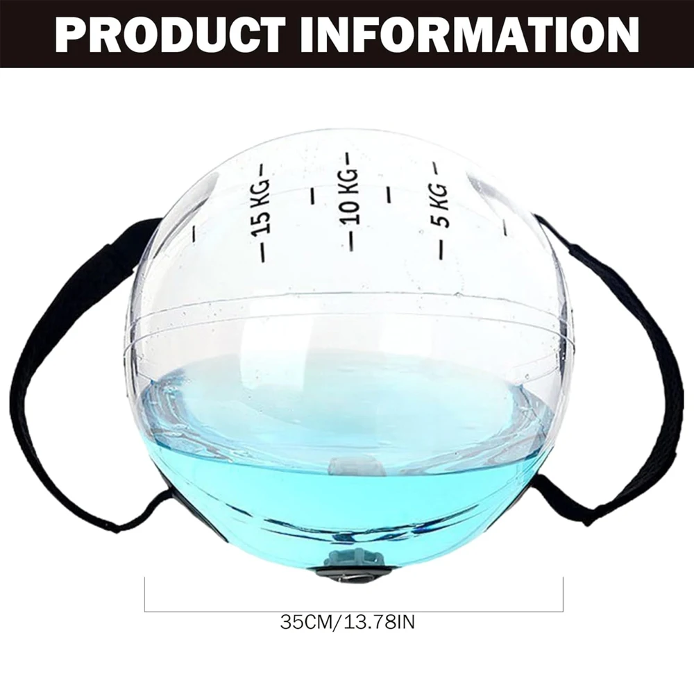 Water Bag Training Baseball – Water-Filled Workout Ball, Aqua Training Weight Ball Liquid-Filled Workout Ball with