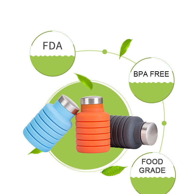 Water Bottle Foldable Silicone Tumbler Water Bottle Foldable Silicone Tumbler