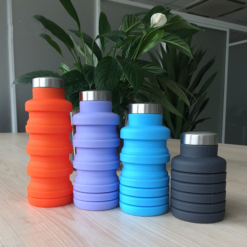 Water Bottle Foldable Silicone Tumbler Water Bottle Foldable Silicone Tumbler
