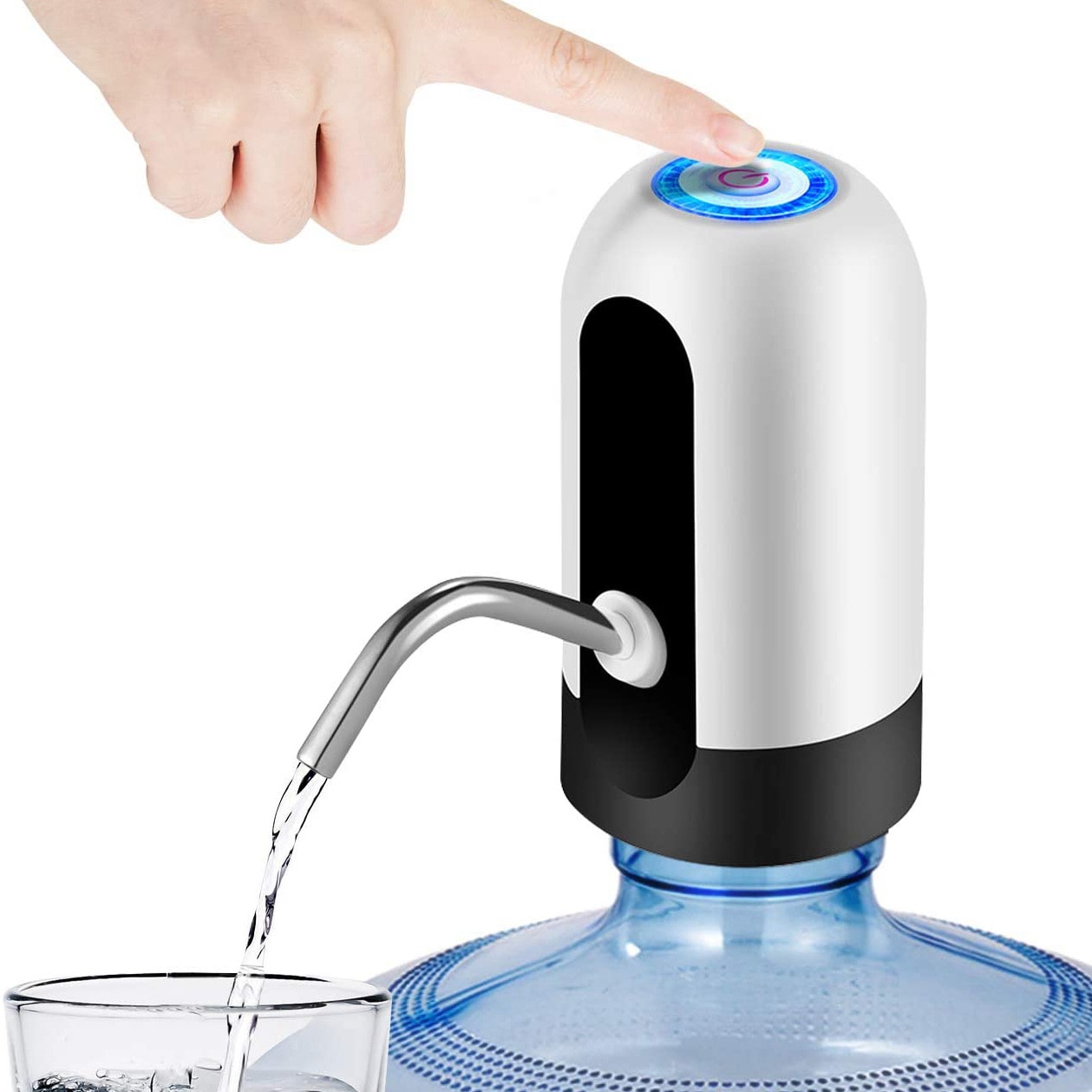 Water Bottle Pump USB Charging Auto Switch Drinking Dispenser Charging Water Pump One Click Auto Switch Drink Pump