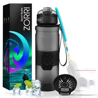 Water Bottle With Filter Leakproof Flask Water Bottle With Filter Leakproof Flask