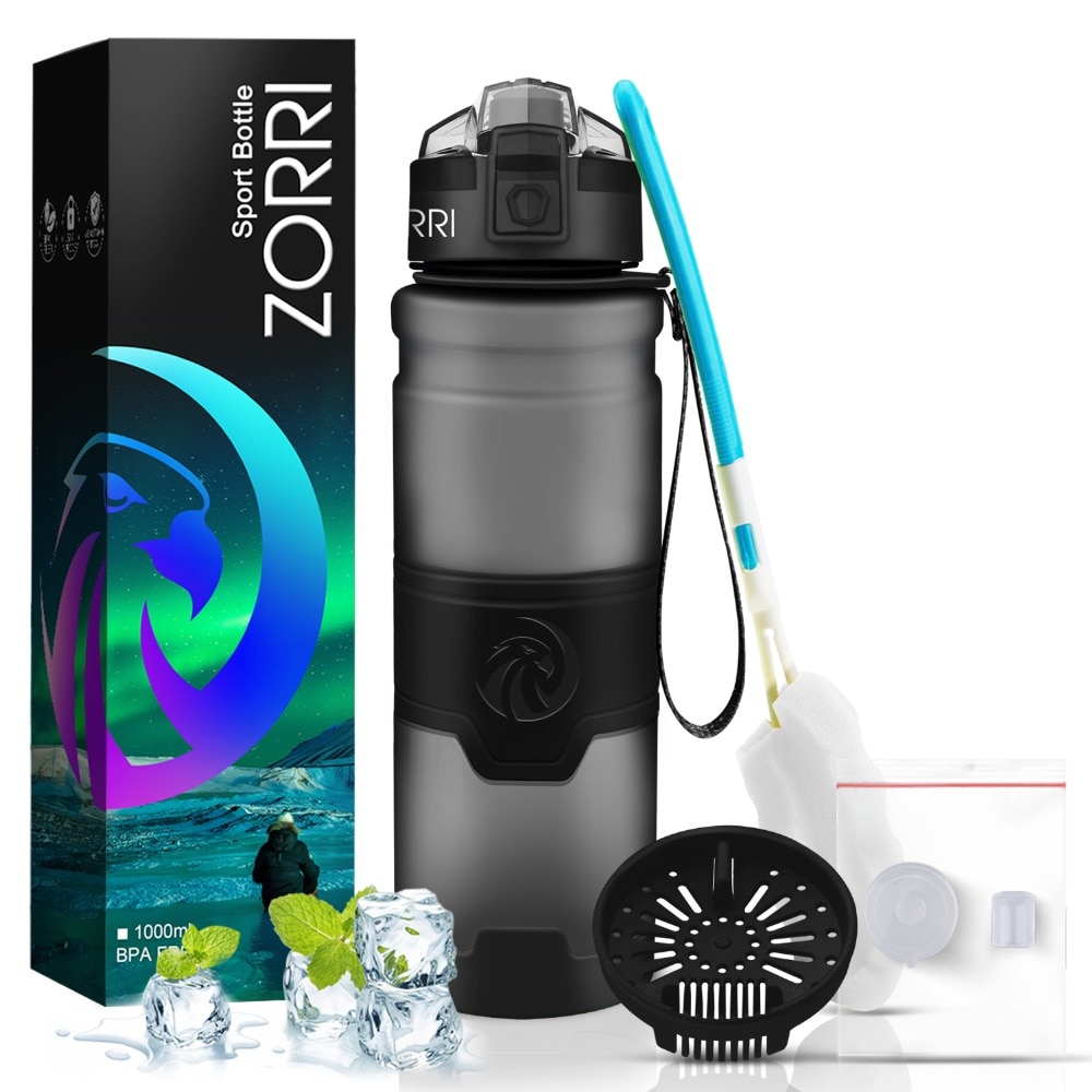 Water Bottle With Filter Leakproof Flask Water Bottle With Filter Leakproof Flask