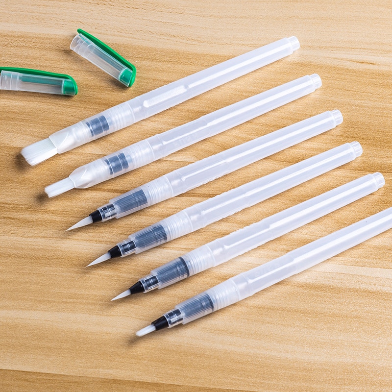 Water Brush Pen Set (6 Pcs) Water Brush Pen Set (6 Pcs)