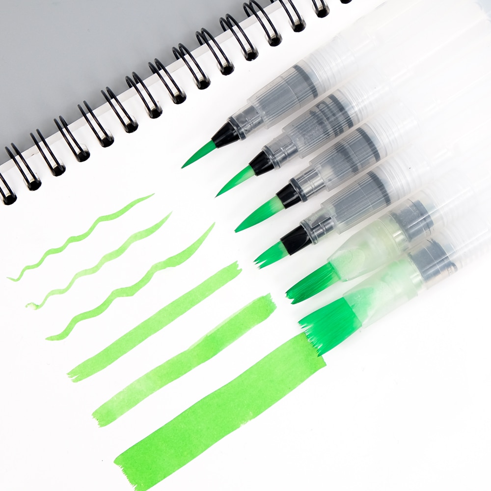 Water Brush Pen Set (6 Pcs) Water Brush Pen Set (6 Pcs)