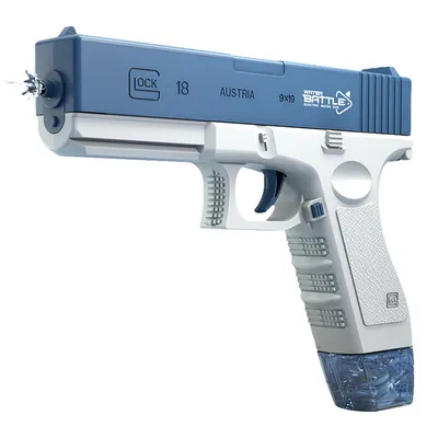 Water Gun Electric Glock Pistol Shooting Toy Full Automatic Summer Water Beach Toy For Kids Boys Girls Adults