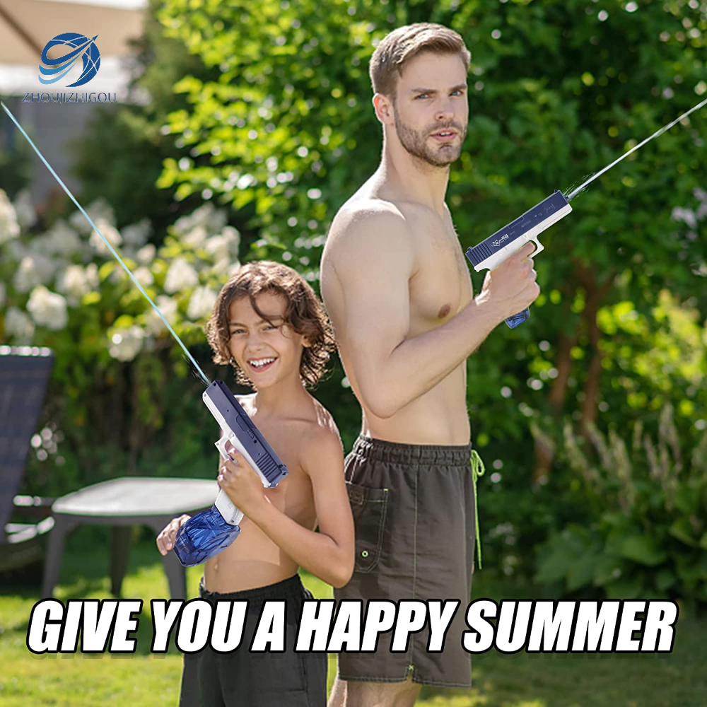 Water Gun Electric Glock Pistol Shooting Toy Full Automatic Summer Water Beach Toy For Kids Boys Girls Adults