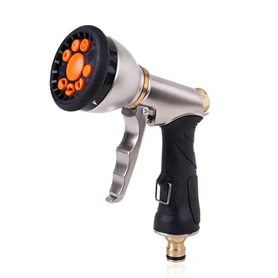 Water Hose Nozzle with 8 Spray Patterns