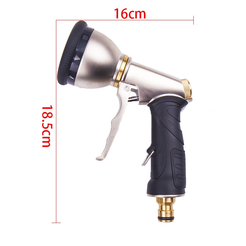 Water Hose Nozzle with 8 Spray Patterns