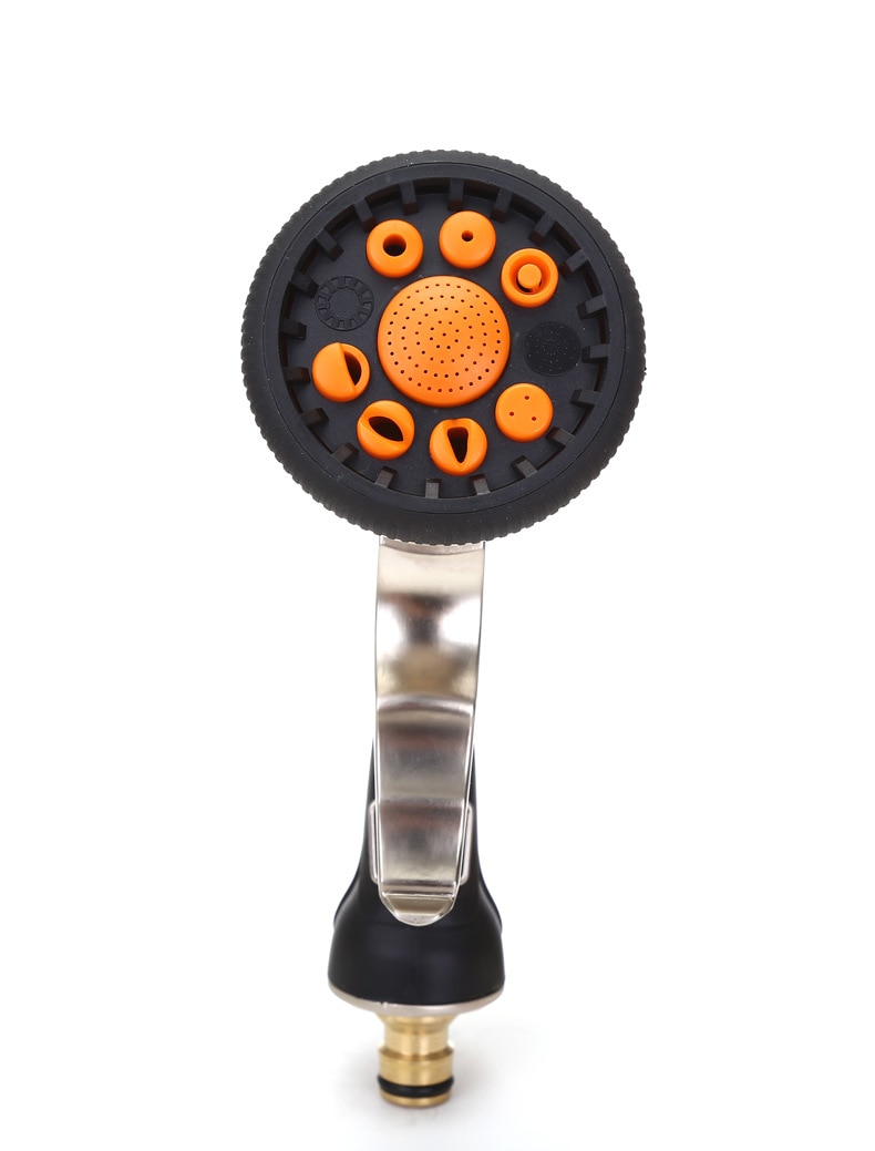 Water Hose Nozzle with 8 Spray Patterns