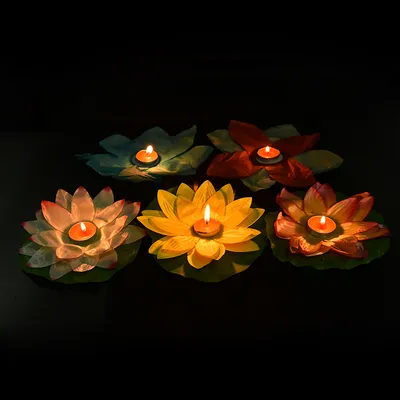 Water Lantern Flower-Shaped Floater Water Lantern Flower-Shaped Floater