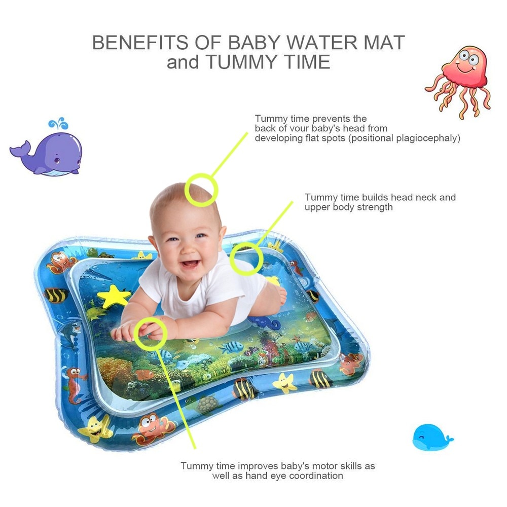 Water Pad Inflatable Baby Mat Water Pad Inflatable Baby Mat