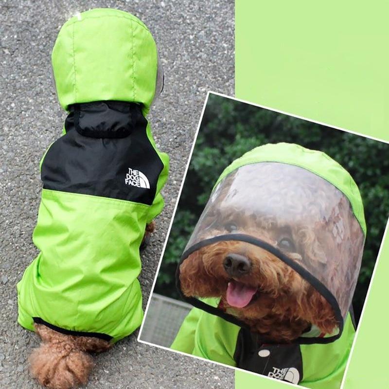 Water Resistant Dog Hooded Raincoat Water Resistant Dog Hooded Raincoat