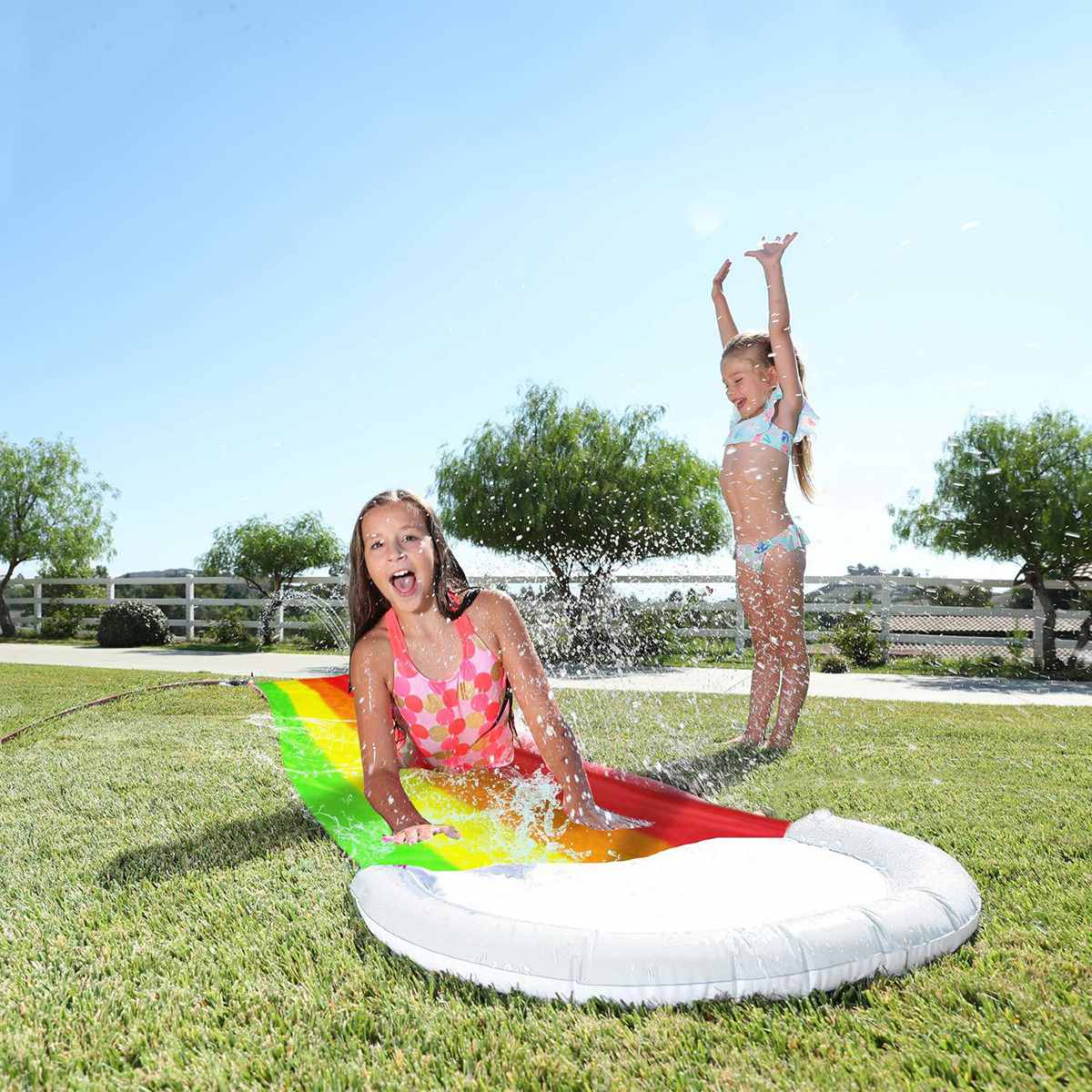 Water Slide Mat with Sprayers Water Slide Mat with Sprayers