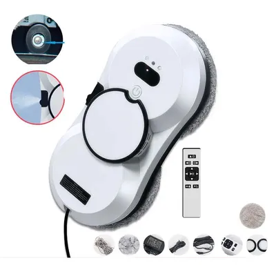 Water Spray Window Cleaning Robot Intelligent High-Rise Double-Sided Brushless Motor Glass Cleaner Spray Type Water Spray Window Cleaning Robot Intelligent High-Rise Double-Sided Brushless Motor Glass Cleaner Spray Type