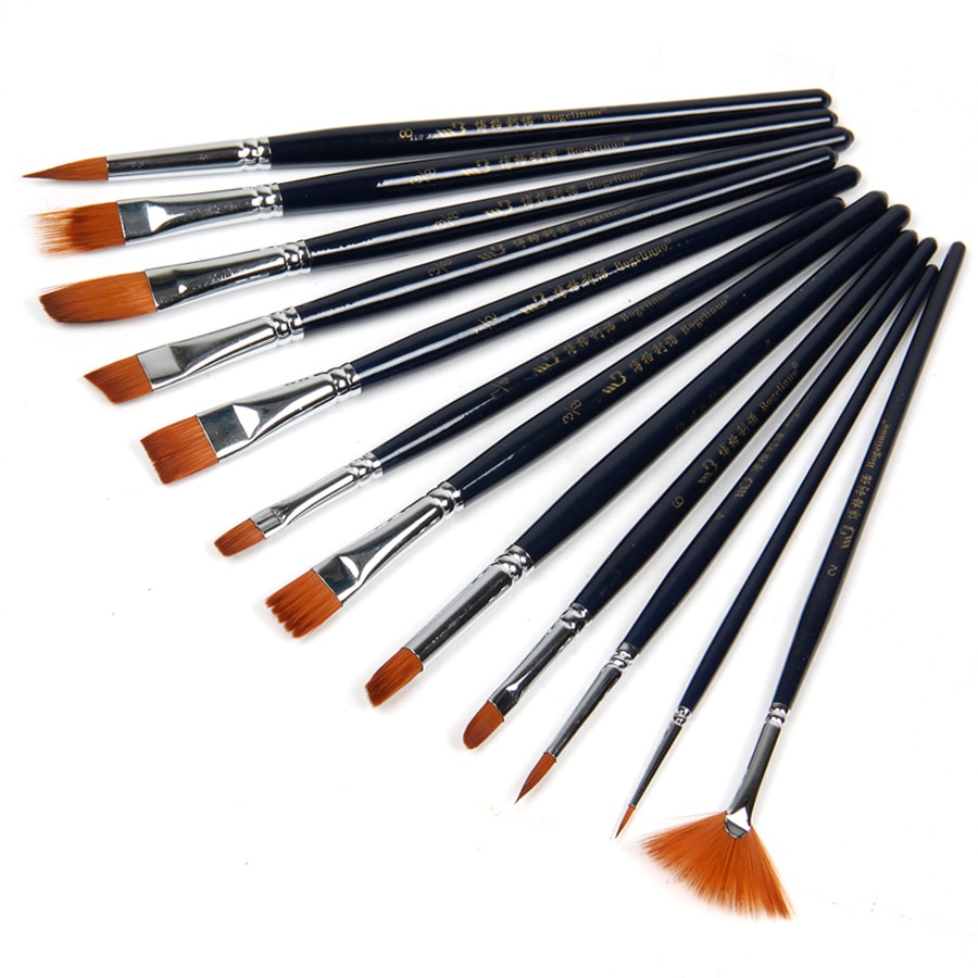 Watercolor Brush Set Art Supplies (12 pcs)