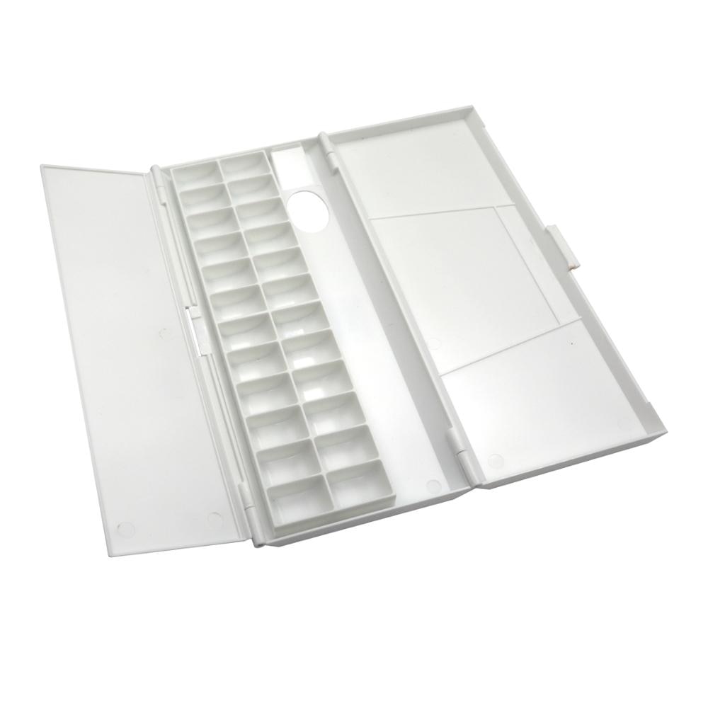 Watercolor Paint Palette 24 Grid with Thumb Hole Watercolor Paint Palette 24 Grid with Thumb Hole
