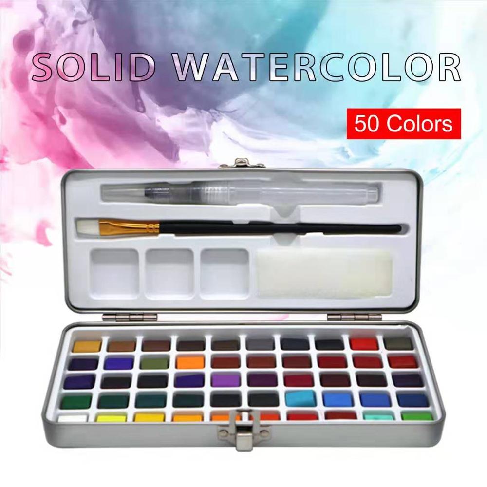 Watercolor Paint Set 50 Assorted Colors Watercolor Paint Set 50 Assorted Colors