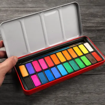 Watercolor Palette Pigmented Art Set Watercolor Palette Pigmented Art Set