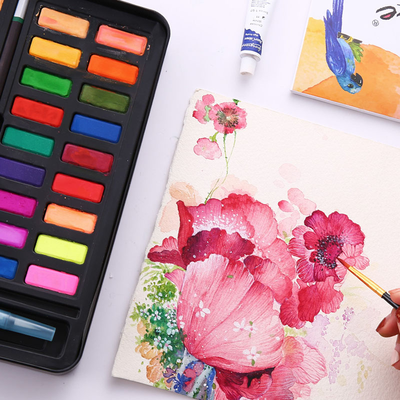 Watercolor Palette Pigmented Art Set Watercolor Palette Pigmented Art Set