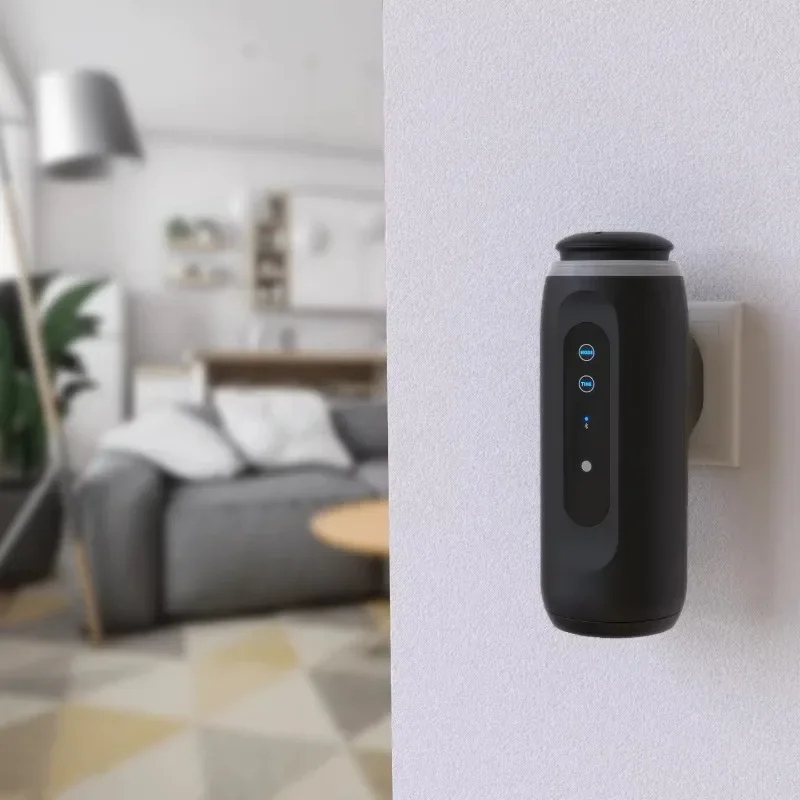Waterless Essential Oil Diffuser Wall Plug Aroma Oil Diffuser Cool Mist Electric Scent Machine Smart Bluetooth Control