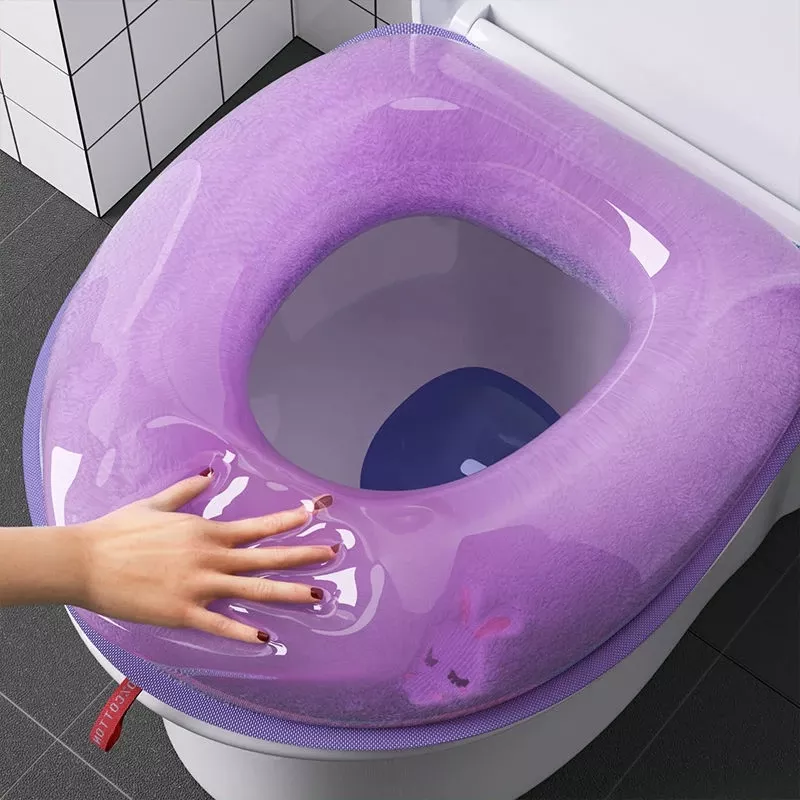 Waterpoof Soft Toilet Seat Cover Bathroom Washable Closestool Mat Pad Cushion O-shape Toilet seat Bidet Toilet Cover Waterpoof Soft Toilet Seat Cover Bathroom Washable Closestool Mat Pad Cushion O-shape Toilet seat Bidet Toilet Cover