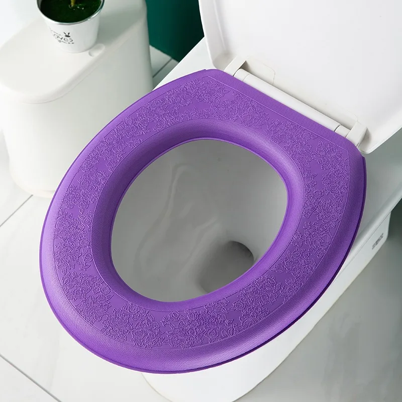 Waterpoof Soft Toilet Seat Cover Bathroom Washable Closestool Mat Pad Cushion O-shape Toilet seat Bidet Toilet Cover