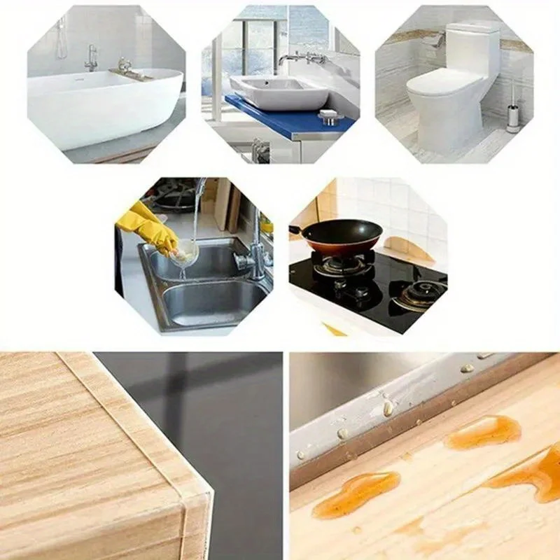 Waterproof and Stain-Resistant Nano Tape: Easy Apply to Seal Pools, Kitchens, for Home & Restaurant Use on Various Waterproof and Stain-Resistant Nano Tape: Easy Apply to Seal Pools, Kitchens, for Home & Restaurant Use on Various