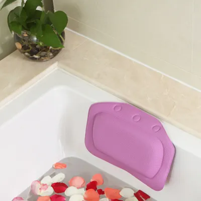 Waterproof Bathtub Pillow with Suction Cups Waterproof Bathtub Pillow with Suction Cups