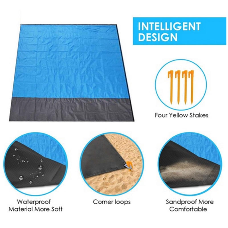 Waterproof Beach Mat for Outdoor Trips Waterproof Beach Mat for Outdoor Trips